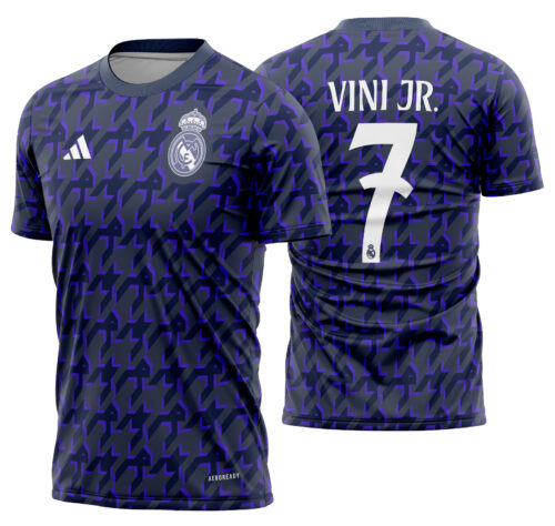 Arte vetor camisa Real Madrid Pré-jogo 2023-2024