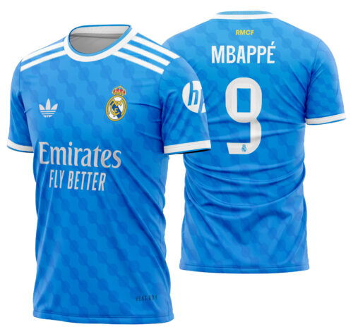 Arte Vetor Camisa Real Madrid Terceira 2025-2026