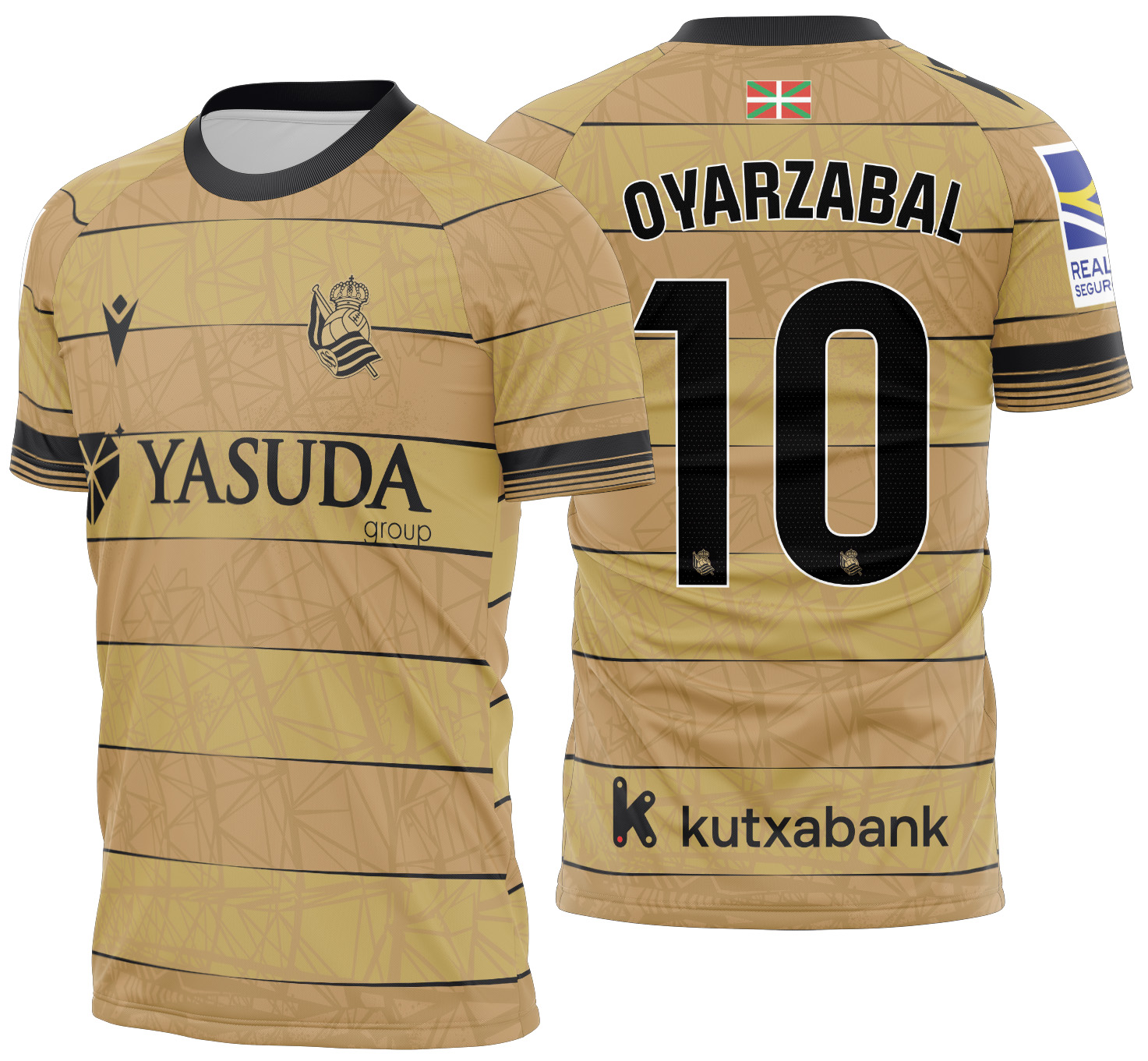 Arte Vetor Camisa Real Sociedad visita 24-25