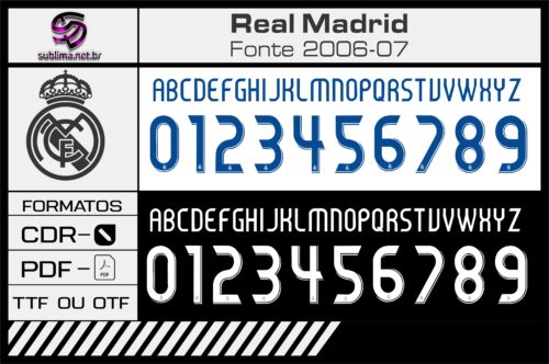 Fonte Real Madrid 2006-2007