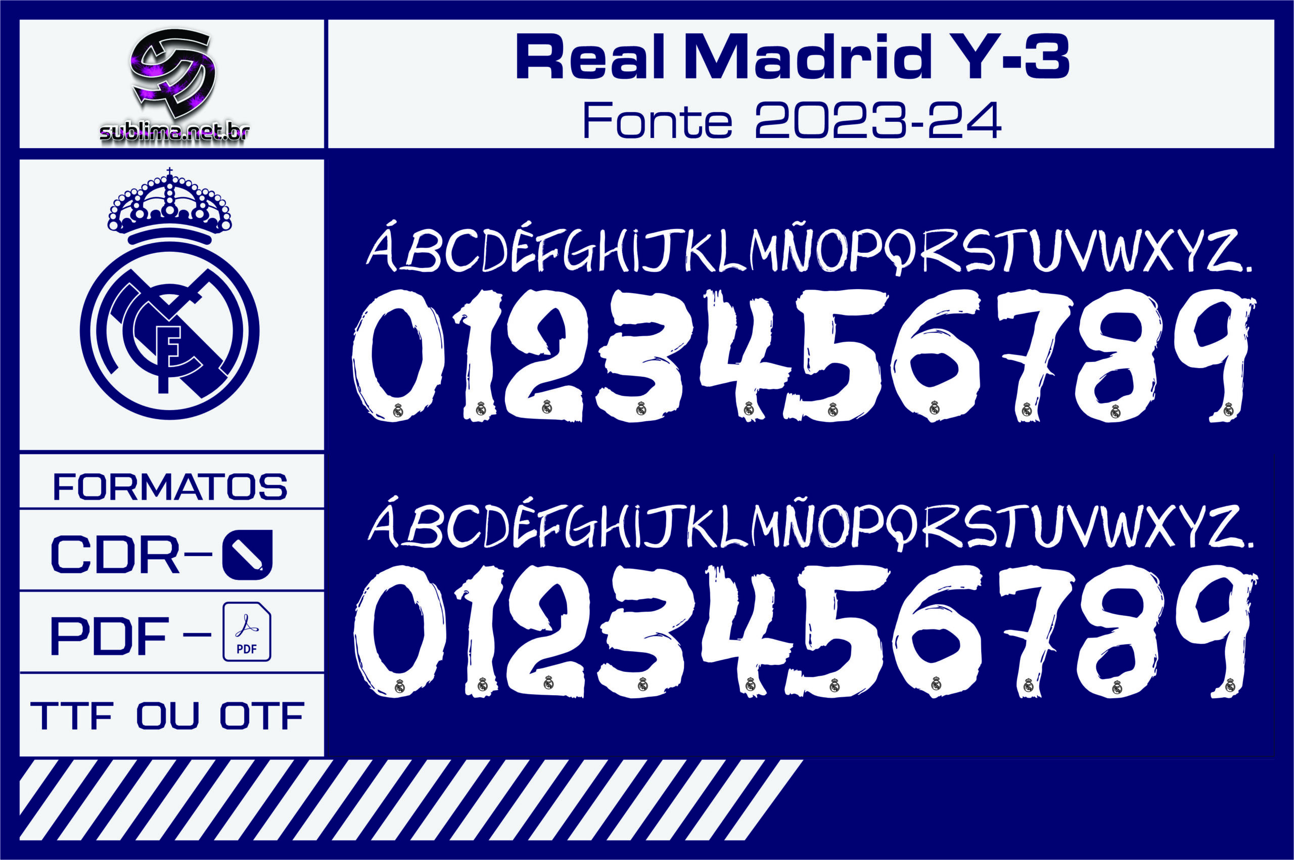 Fonte Real Madrid Y-3 2023-24