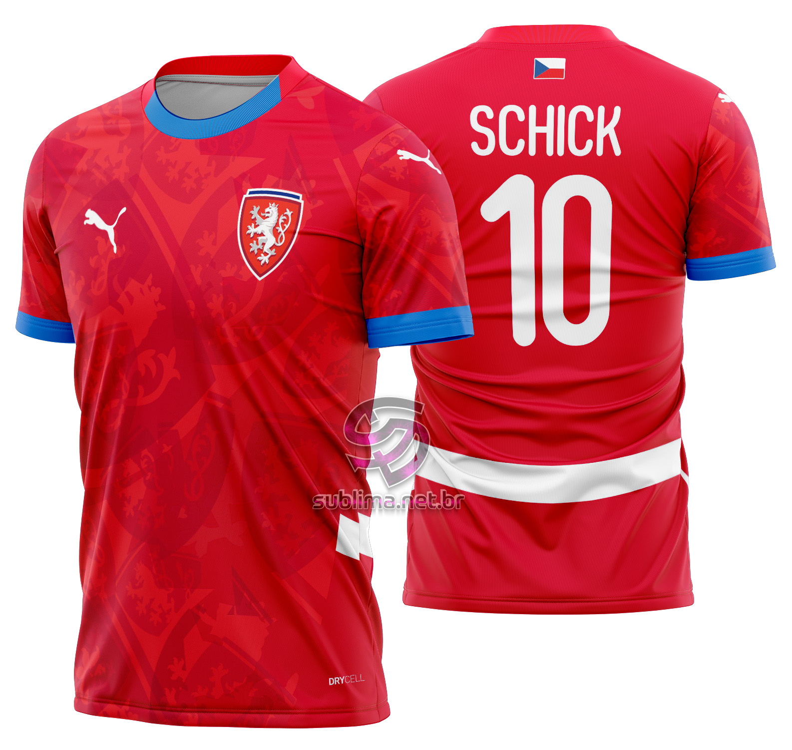 Arte vetor camisa República Checa Local 2024