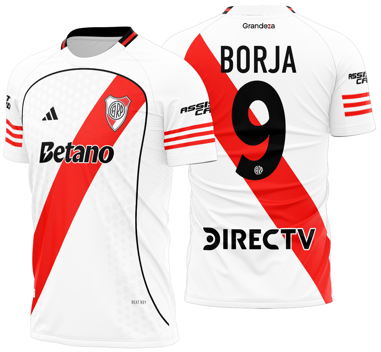 Arte Vetor Camisa River Plate Local 2026