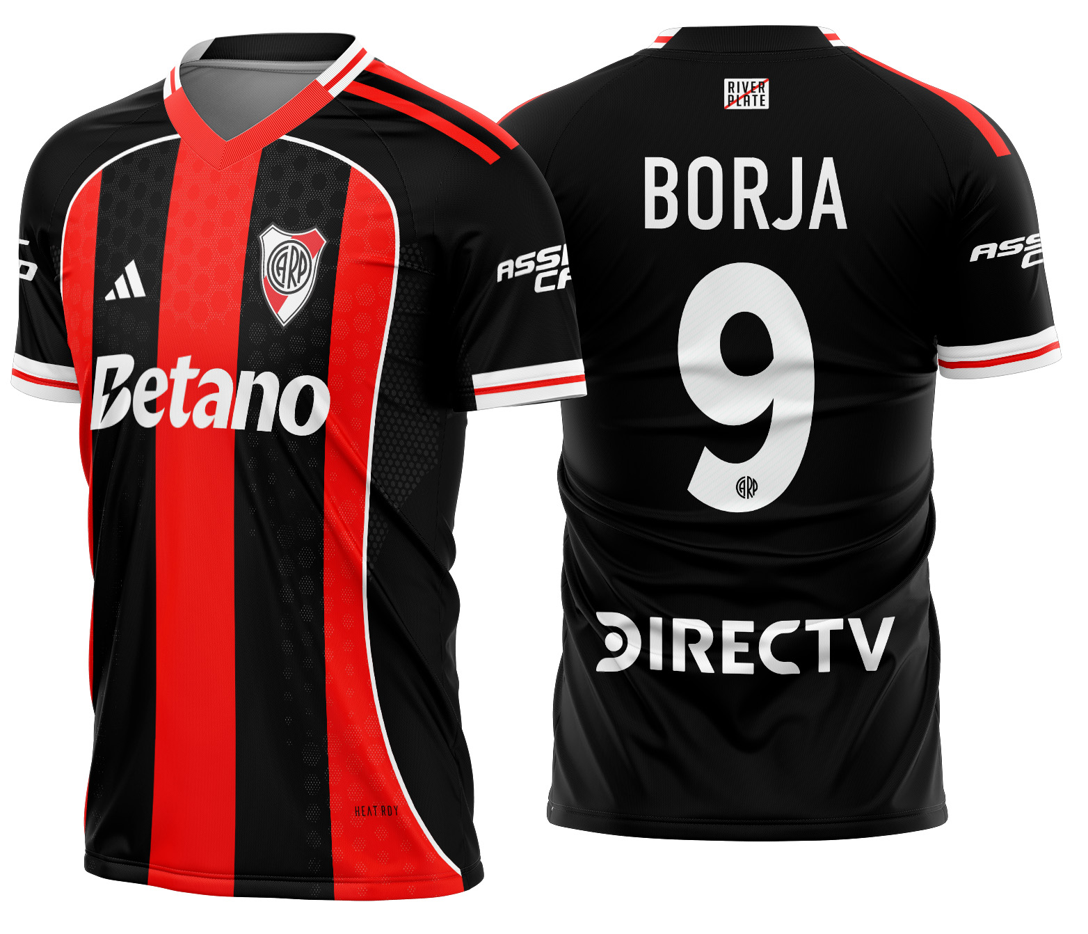 Arte Vetor Camisa River Plate Visita 2026