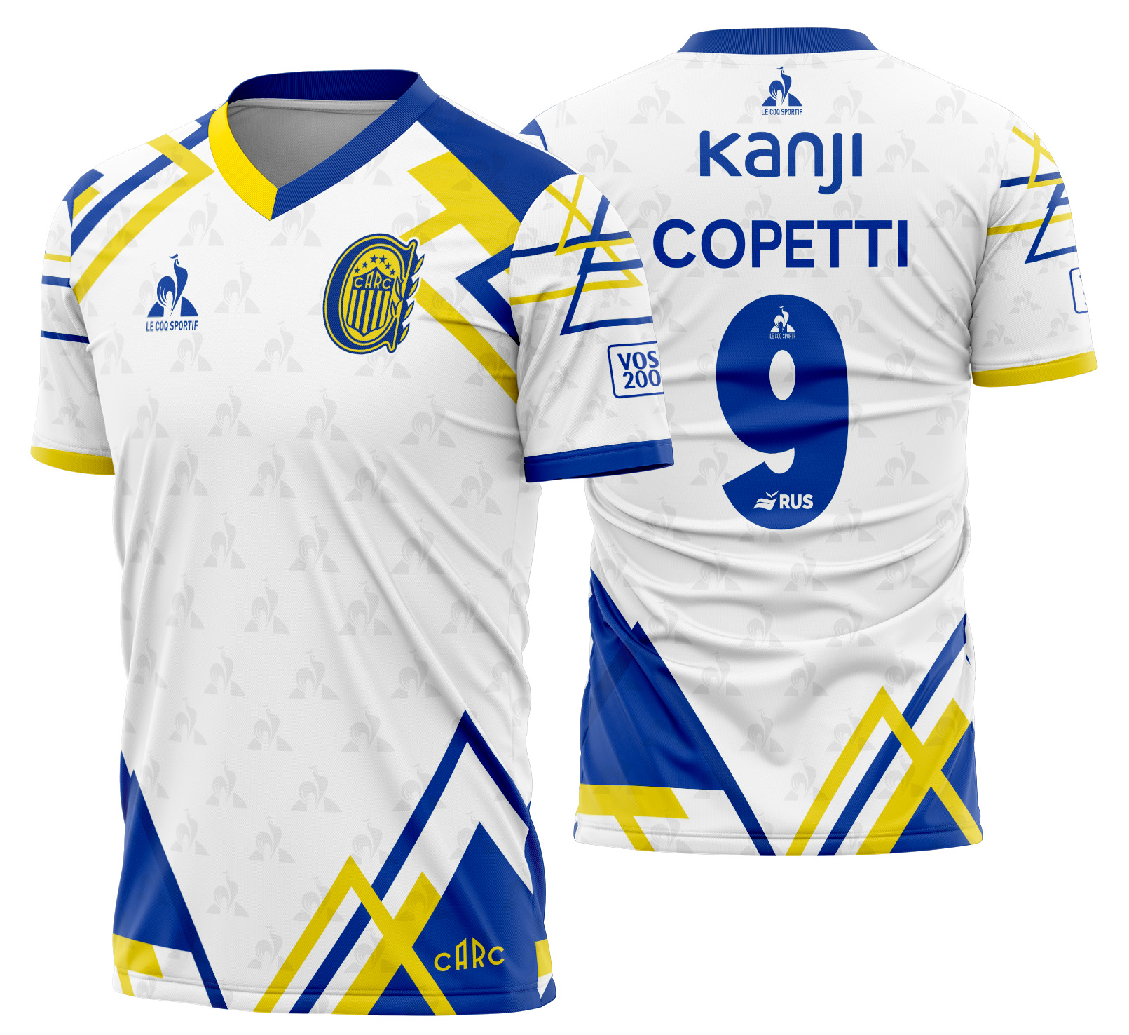 Arte Vetor Camisa Rosario Central Visita 2025