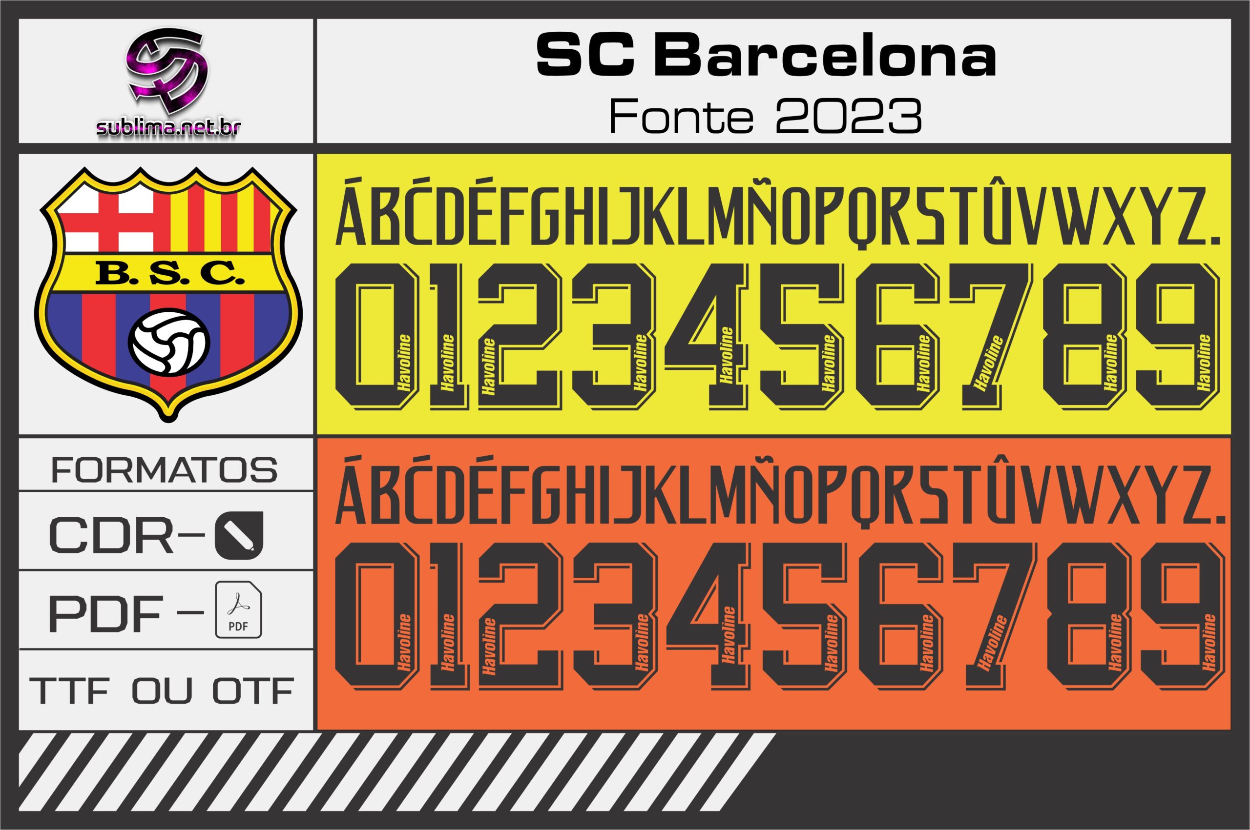 Fonte SC Barcelona 2023