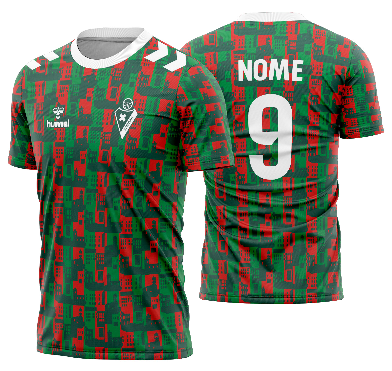 Arte Vetor Camisa SD Eibar Pre-jogo 2024-2025