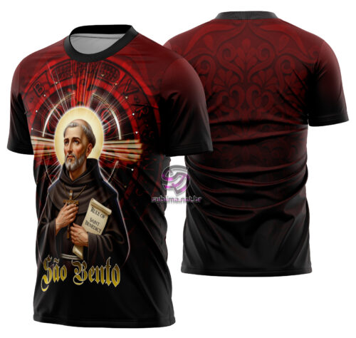 Arte estampa camisa São Bento Mod-1