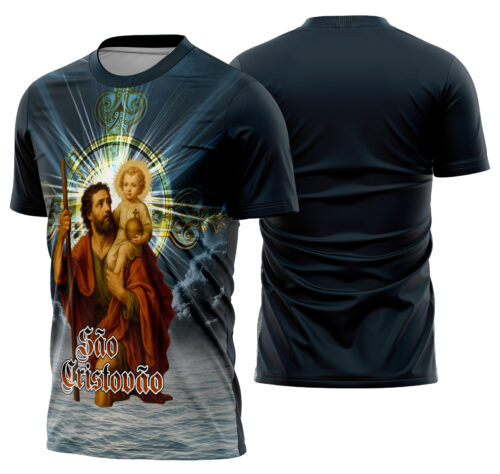 Arte vetor camisa São Cristóvão