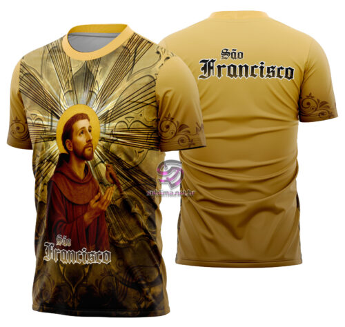 Arte estampa camisa São Francisco Mod-4