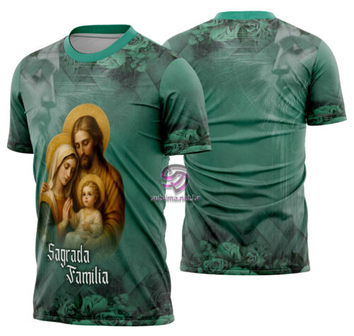 Arte estampa camisa Sagrada Família Mod-1
