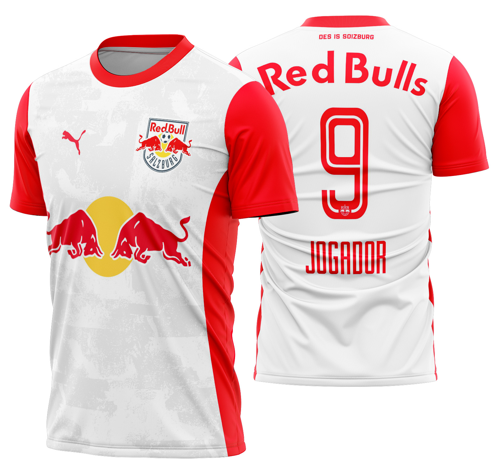 Arte Vetor Camisa Salzburg RB Local 2025-2026