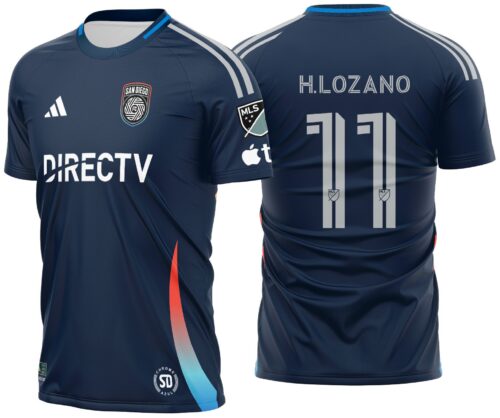 Arte vetor camisa San Diego Local 2025