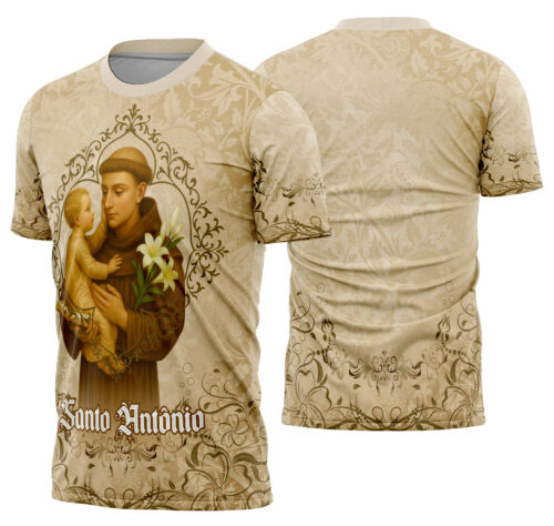 Arte Vetor Camisa Santo Antônio Mod-3