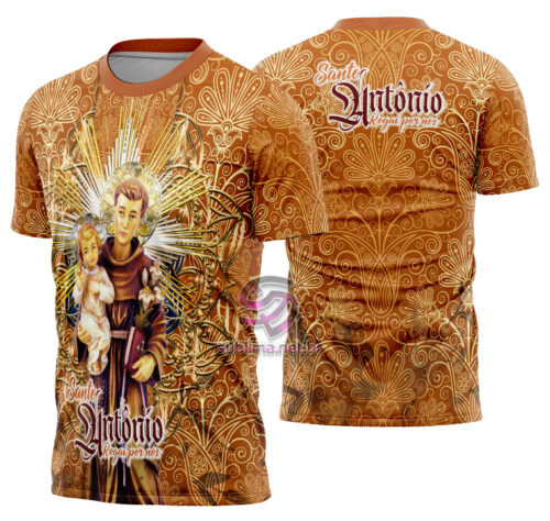 Arte vetor camisa Santo Antônio Mod-4 SBM@SANT-MAR