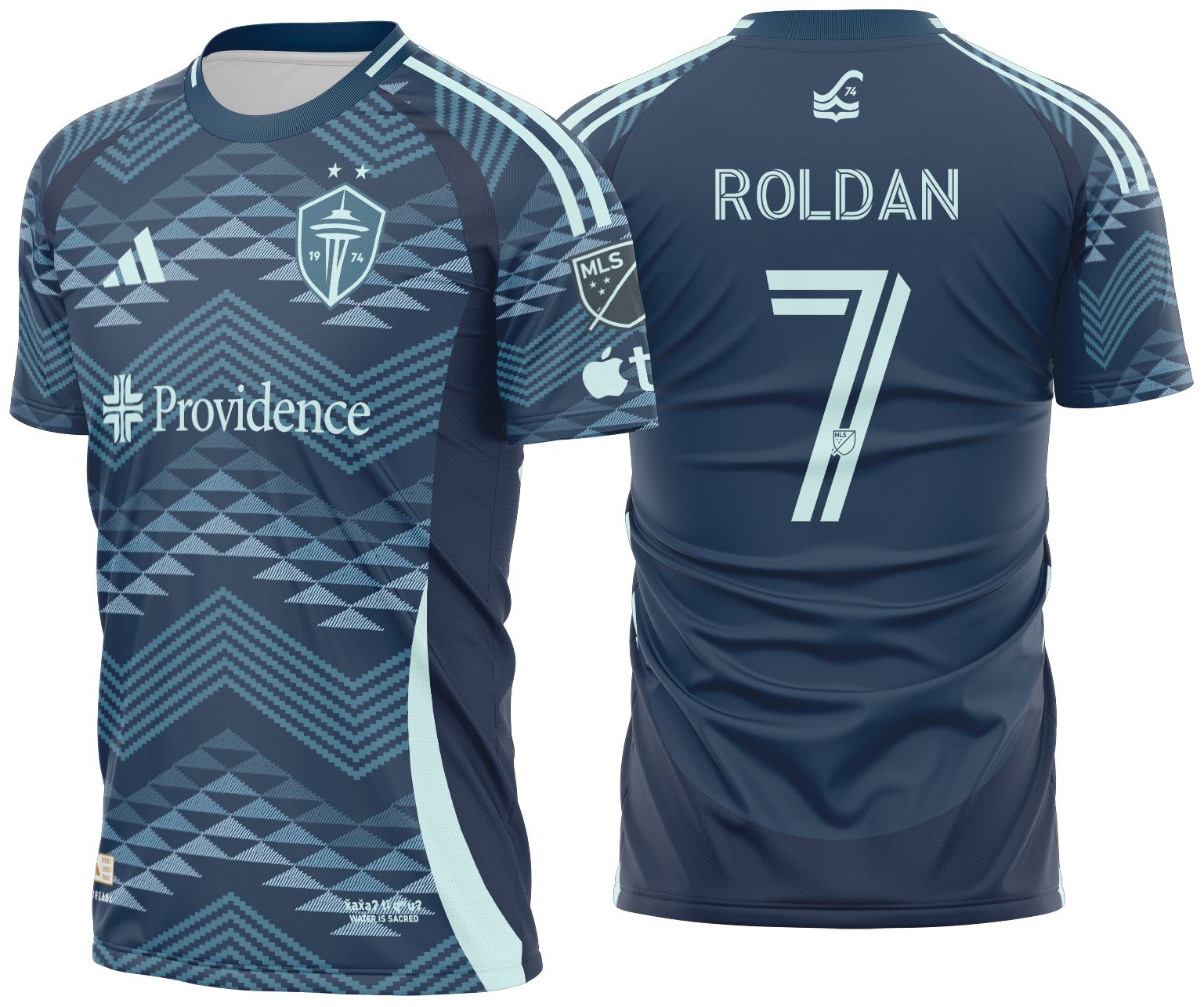Arte vetor camisa Seattle Sounders Visita 2025
