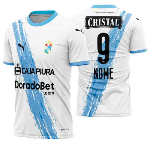 Arte vetor camisa Sporting Cristal Visita 2025