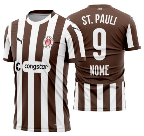 Arte Vetor Camisa St Pauli Local 2025-2026