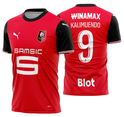 Arte vetor camisa Stade Rennais Local 2025-2026
