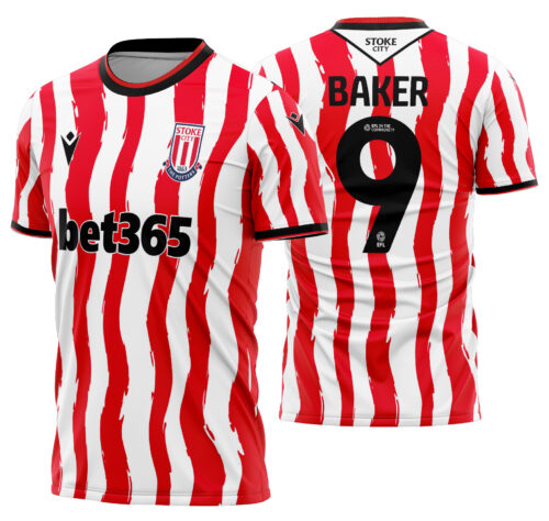 Arte Vetor Camisa Stoke City Local 2025-2026