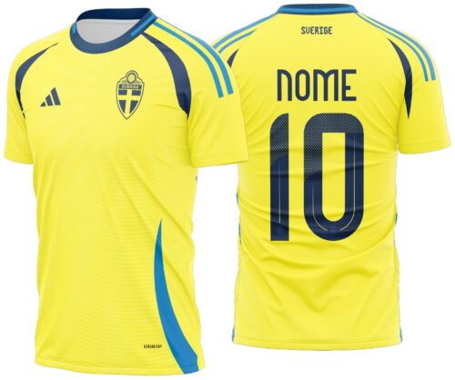 Arte vetor camisa Suecia Local 2025-2025