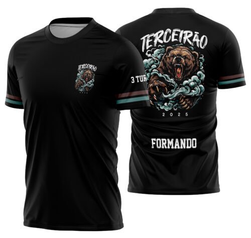 Arte vetor camisa Terceirão Urso Mod-228