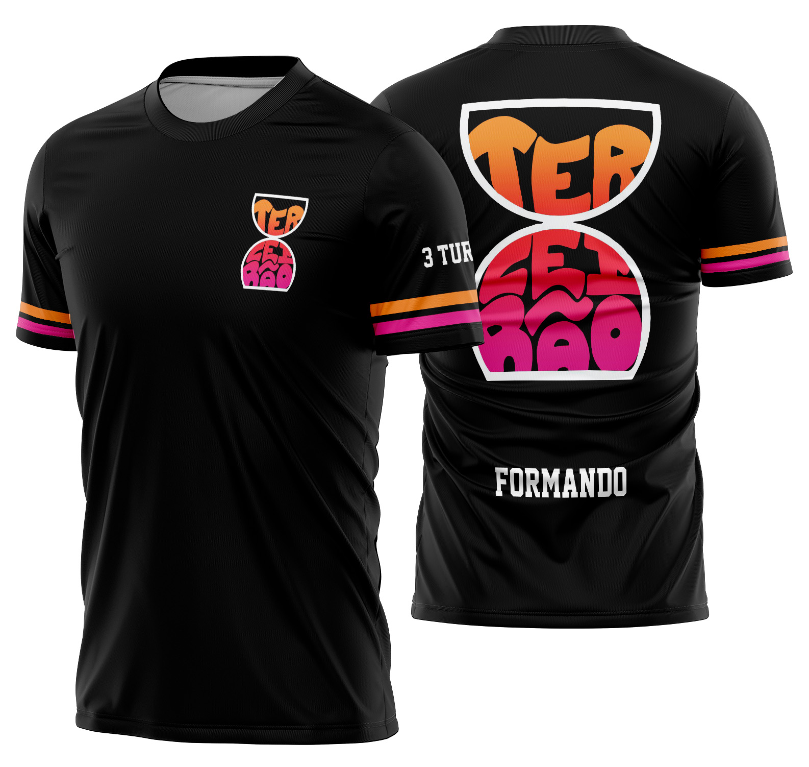 Arte vetor camisa Terceirão Ampulheta Mod-254