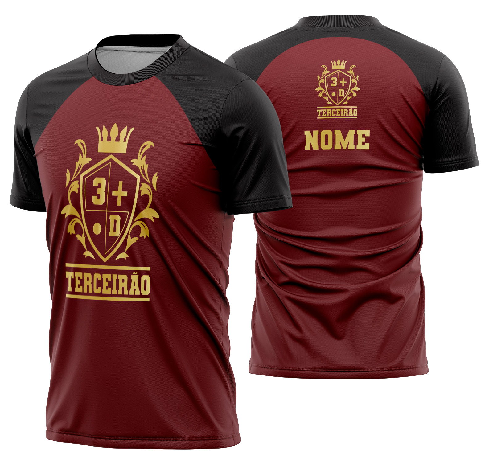 Arte vetor camisa Terceirão Brasão Mod-180