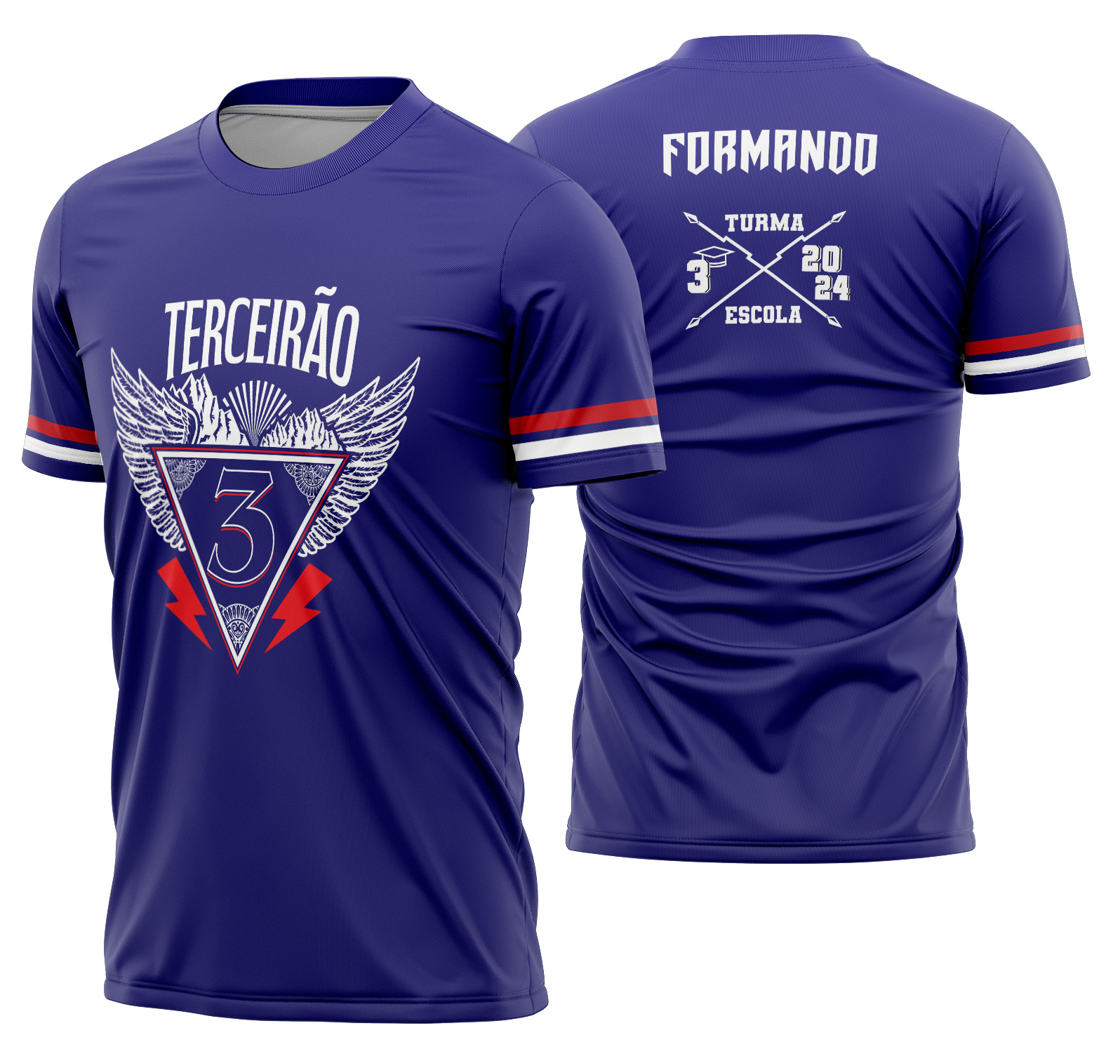 Arte vetor camisa Terceirão Brasão Mod-200