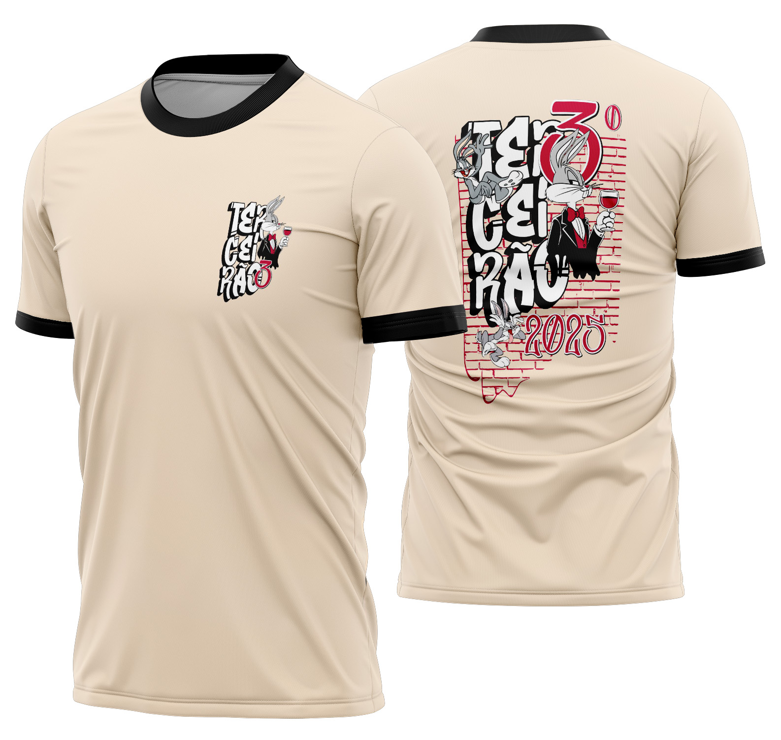 Arte Vetor Camisa Terceirão Coelho Mod-235