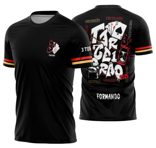 Arte vetor camisa Terceirão Coelho na Cartola Mod-208