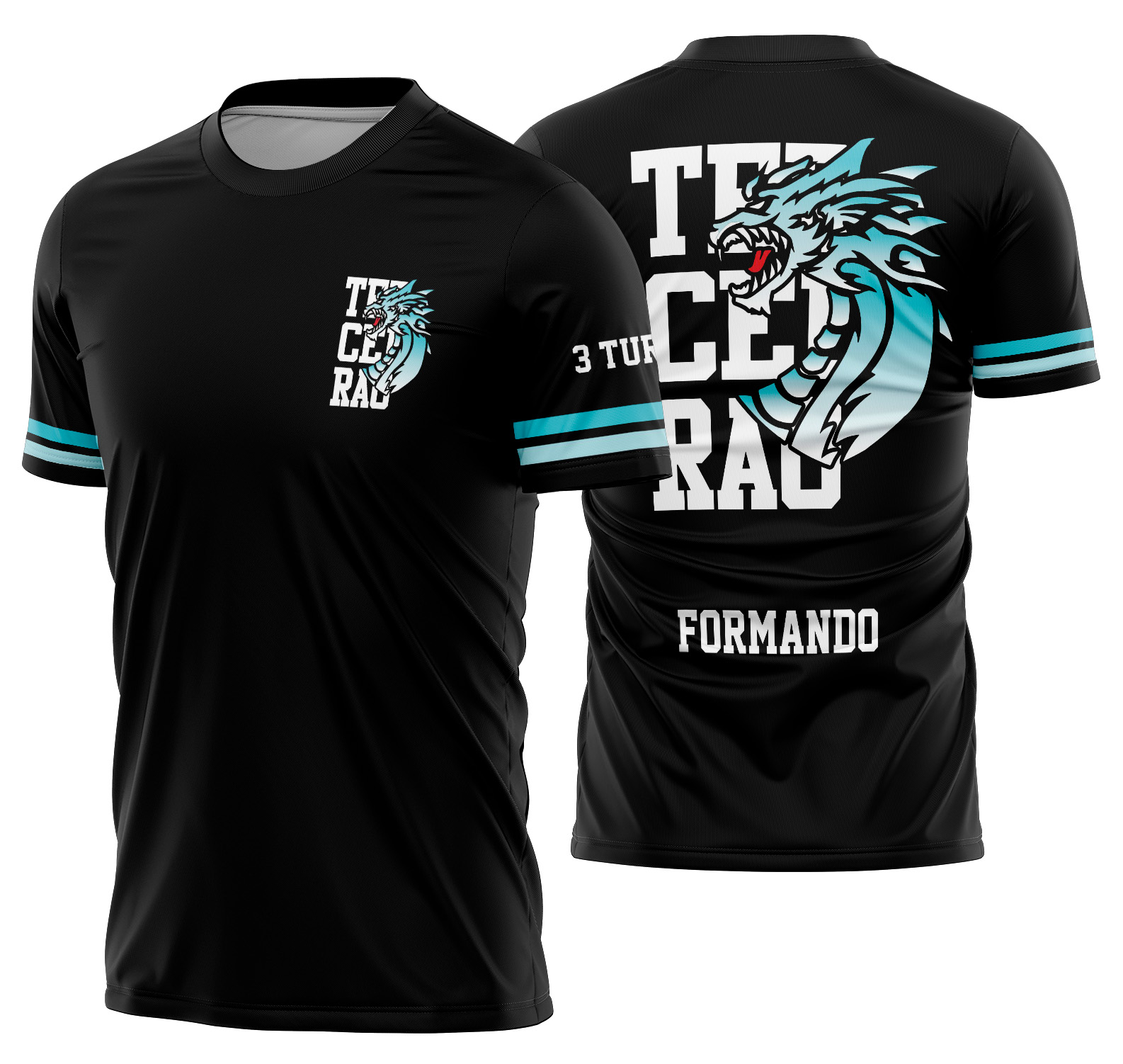 Arte vetor camisa Terceirão Dragão Mod-267