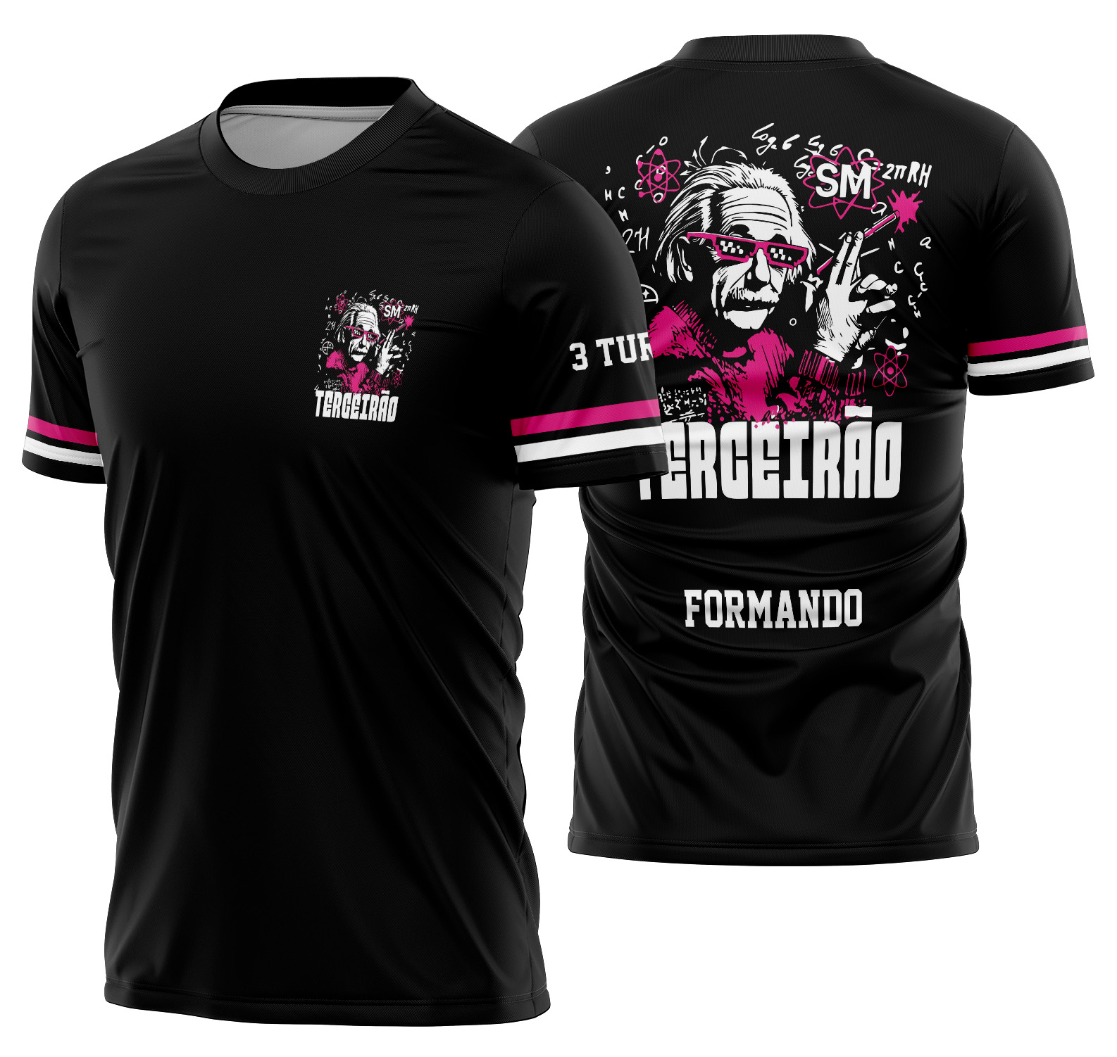 Arte Vetor Camisa Terceirão Einstein Mod-302