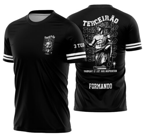 Arte Vetor Camisa Terceirão Estátua Mod-264