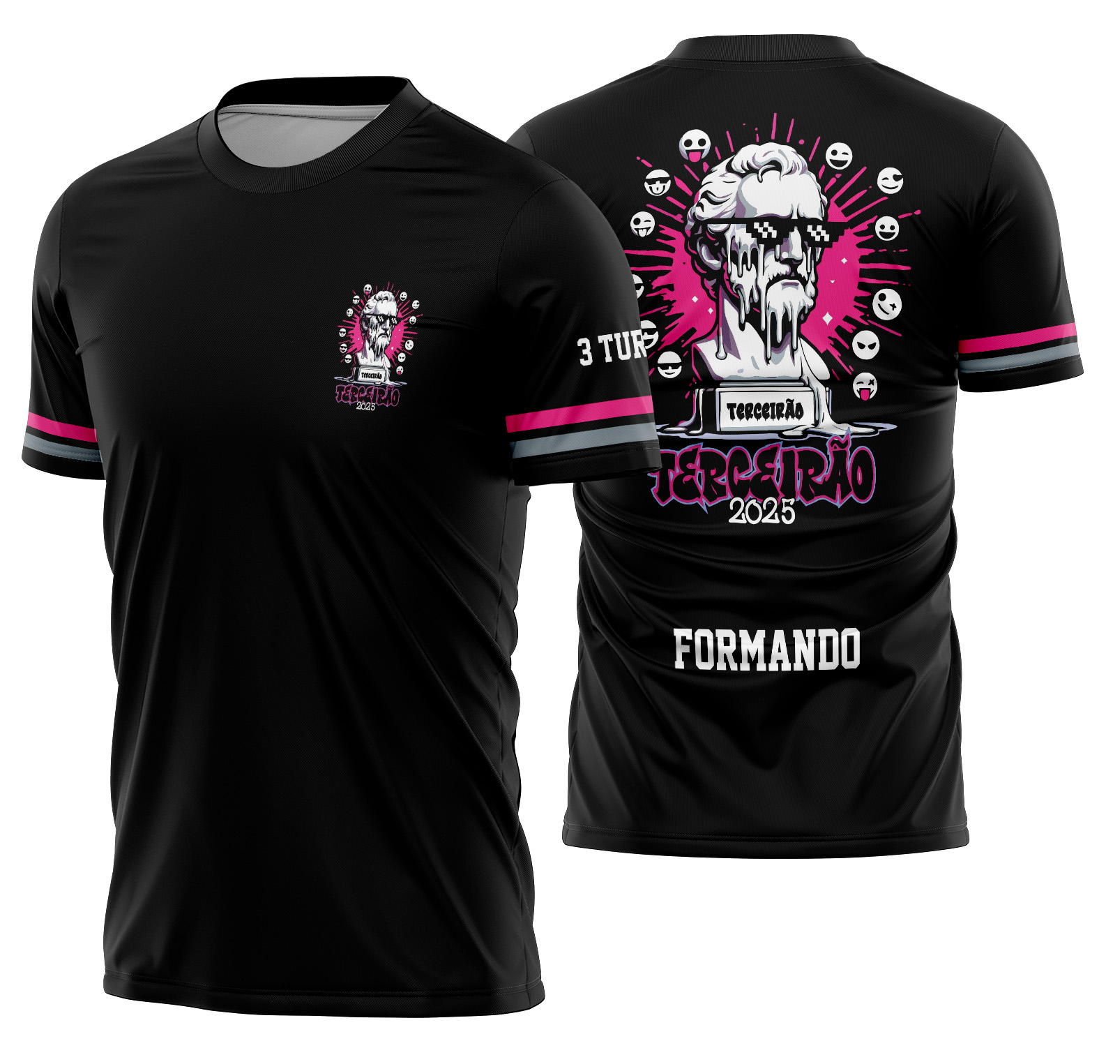 Arte Vetor Camisa Terceirão Estatua Mod-220