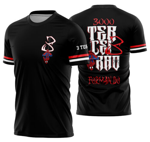 Arte vetor camisa Terceirão Homem Aranha Mod-268