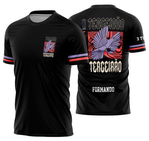 Arte Vetor Camisa Terceirão Pássaro Mod-296