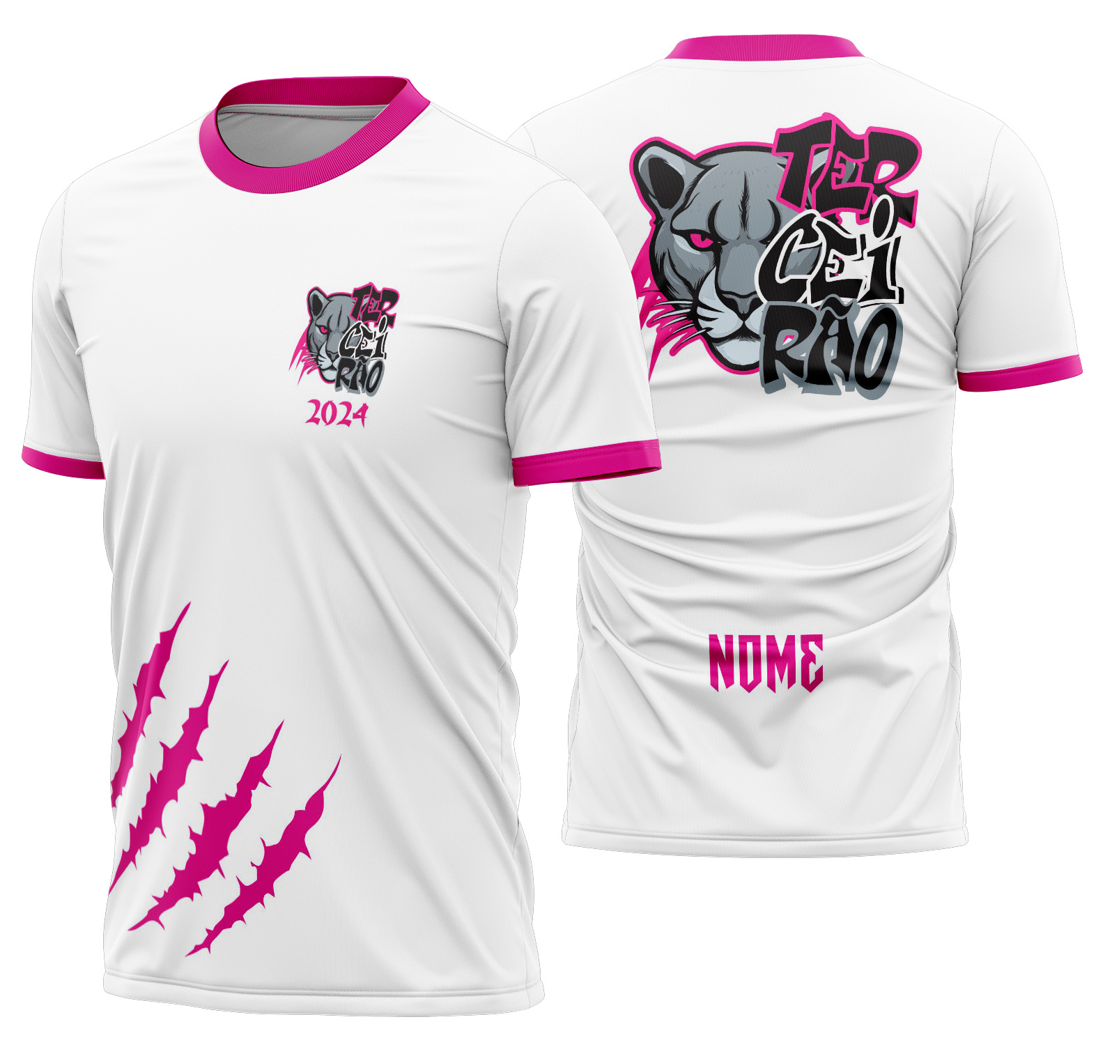 Arte vetor camisa Terceirão Pantera Mod-202