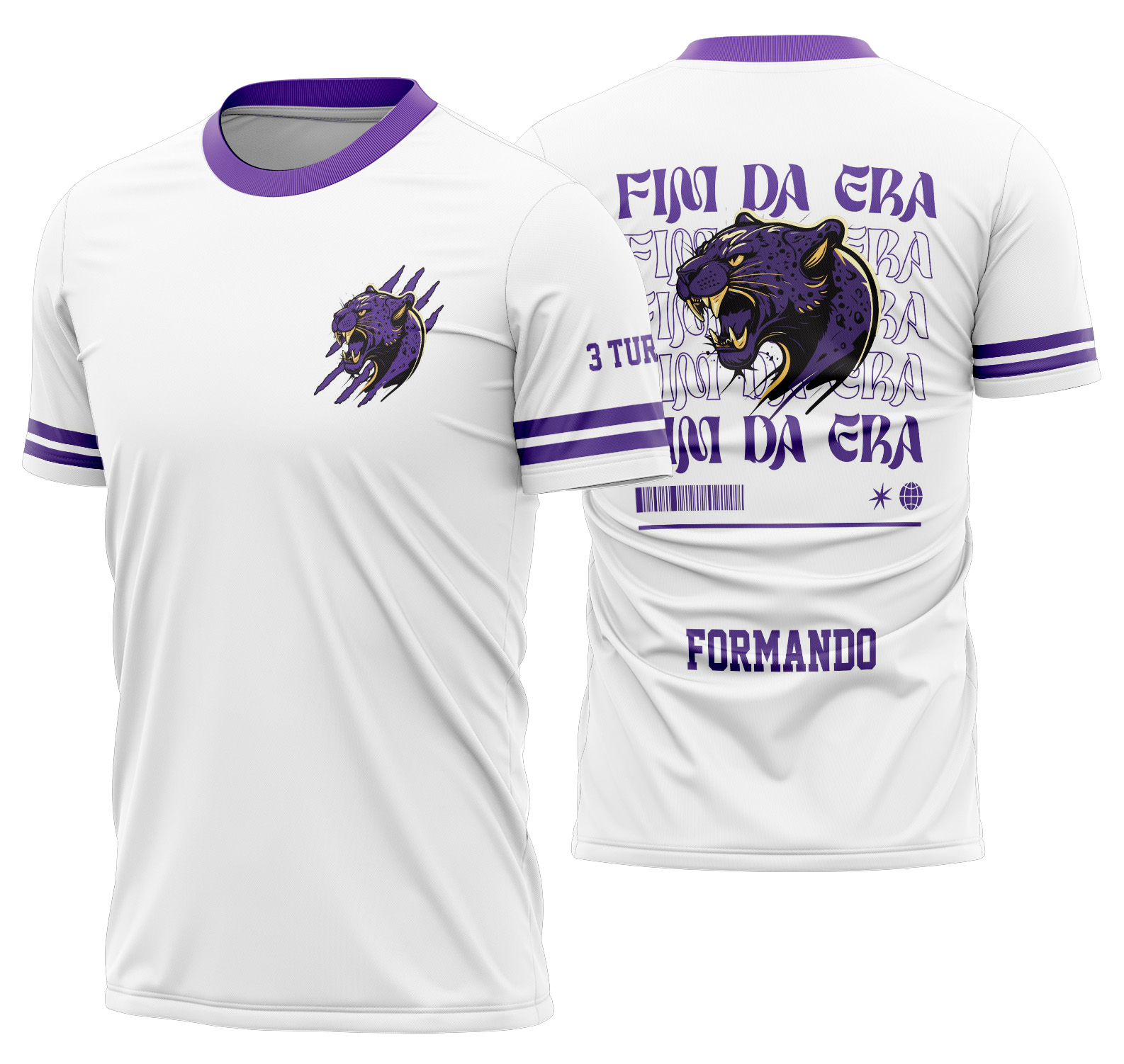 Arte vetor camisa Terceirão Pantera Mod-210