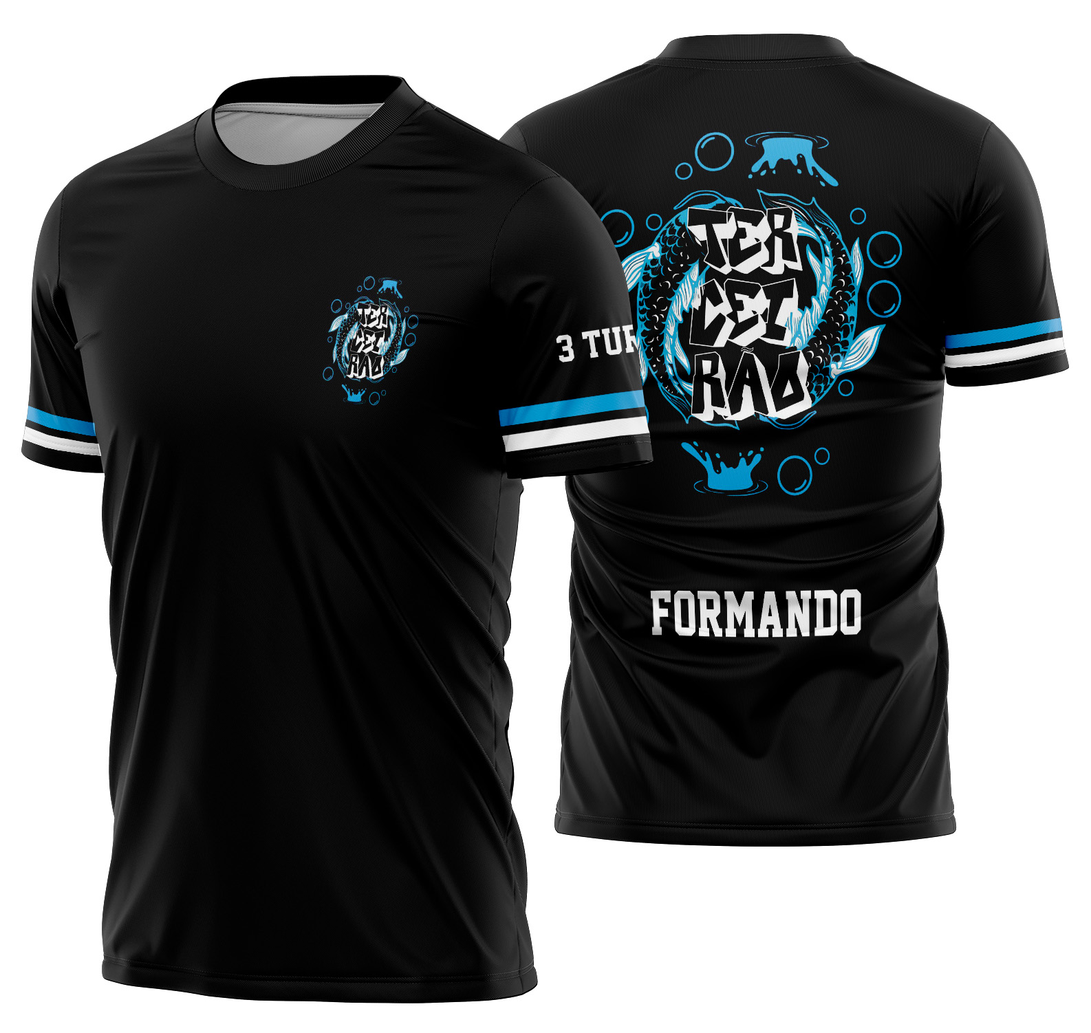Arte vetor camisa Terceirão Peixe Mod-252