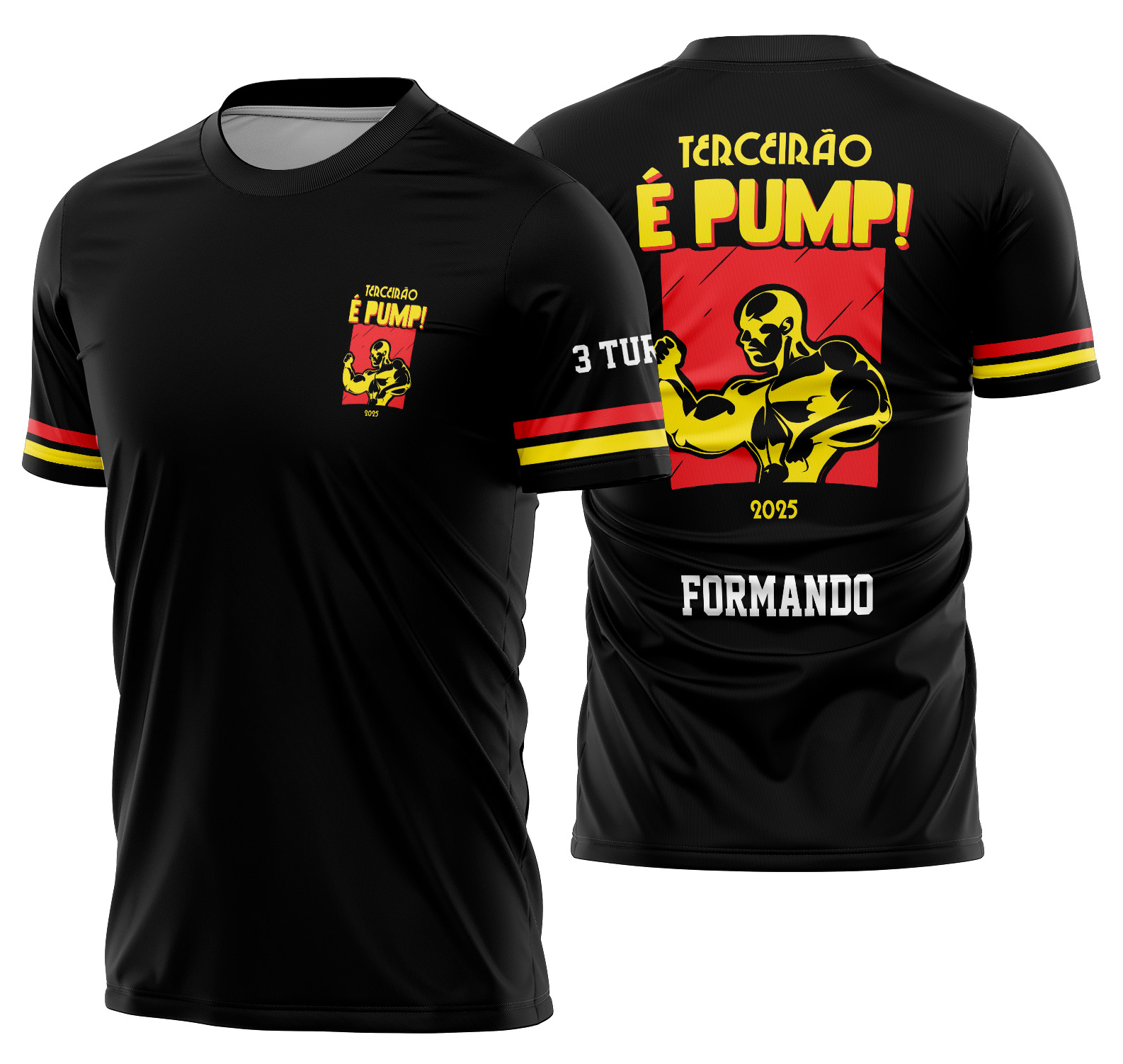 Arte vetor camisa Terceirão Pump Mod-242