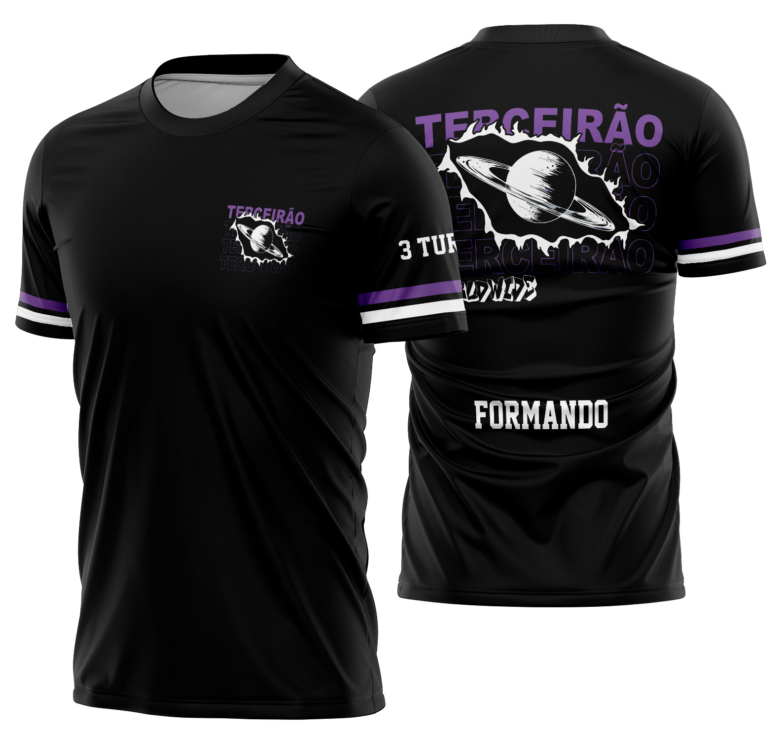 Arte vetor camisa Terceirão Saturno Mod-243