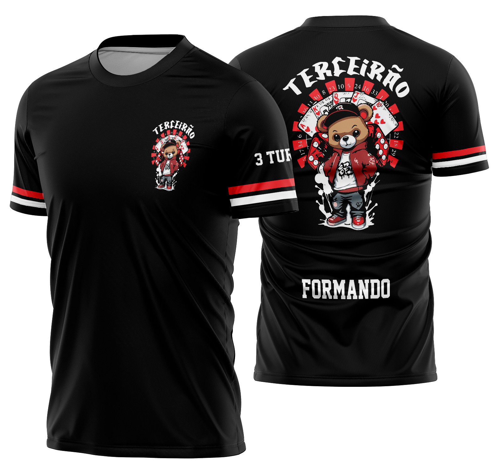 Arte vetor camisa Terceirão Urso Mod-211
