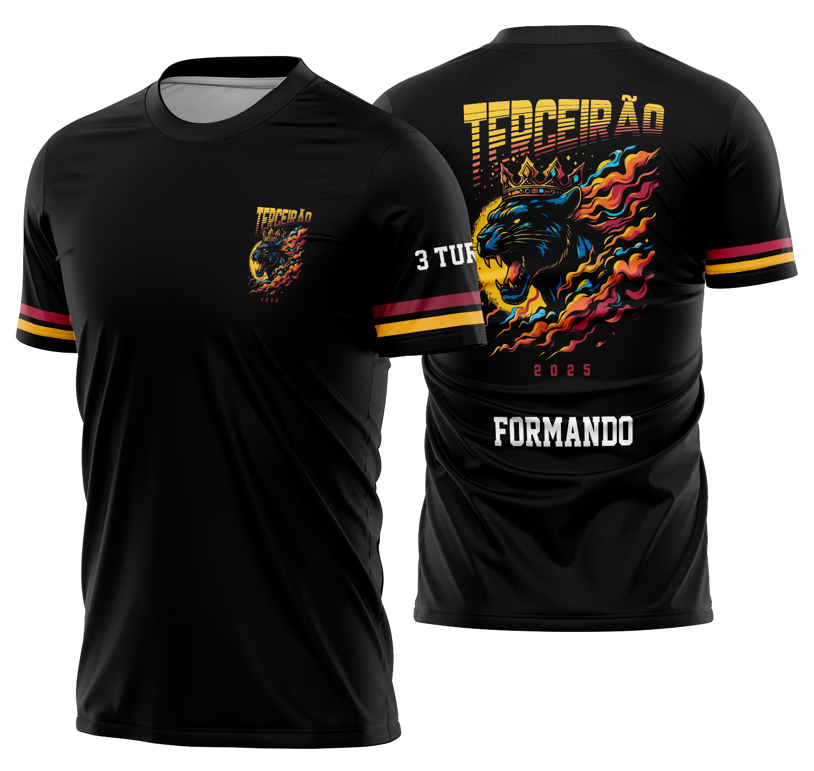 Arte vetor camisa Terceirão Pantera Mod-229