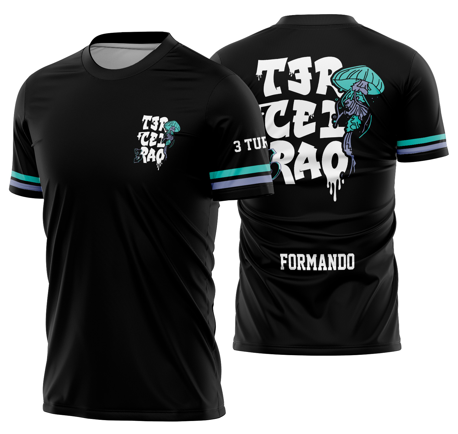 Arte Vetor Camisa Terceirão Água Viva Mod-287