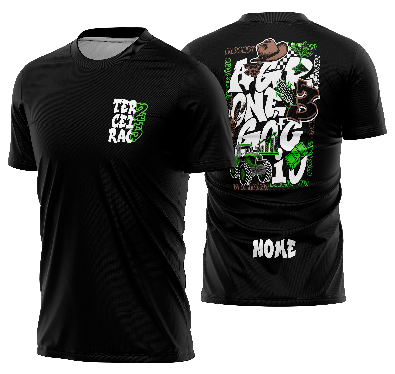 Arte Vetor Camisa Terceirao agronegocio Mod-261