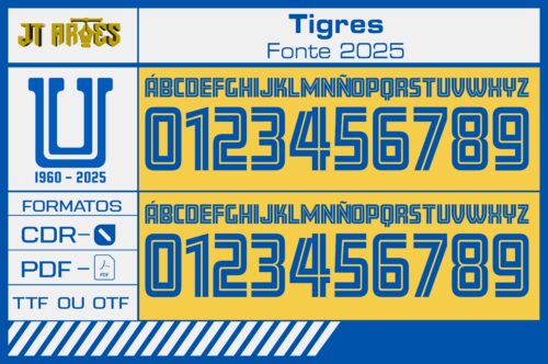 Fonte Tigres UANL 2025