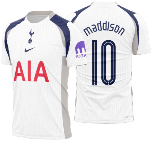 Arte Vetor Camisa Tottenham Local 2025-2026