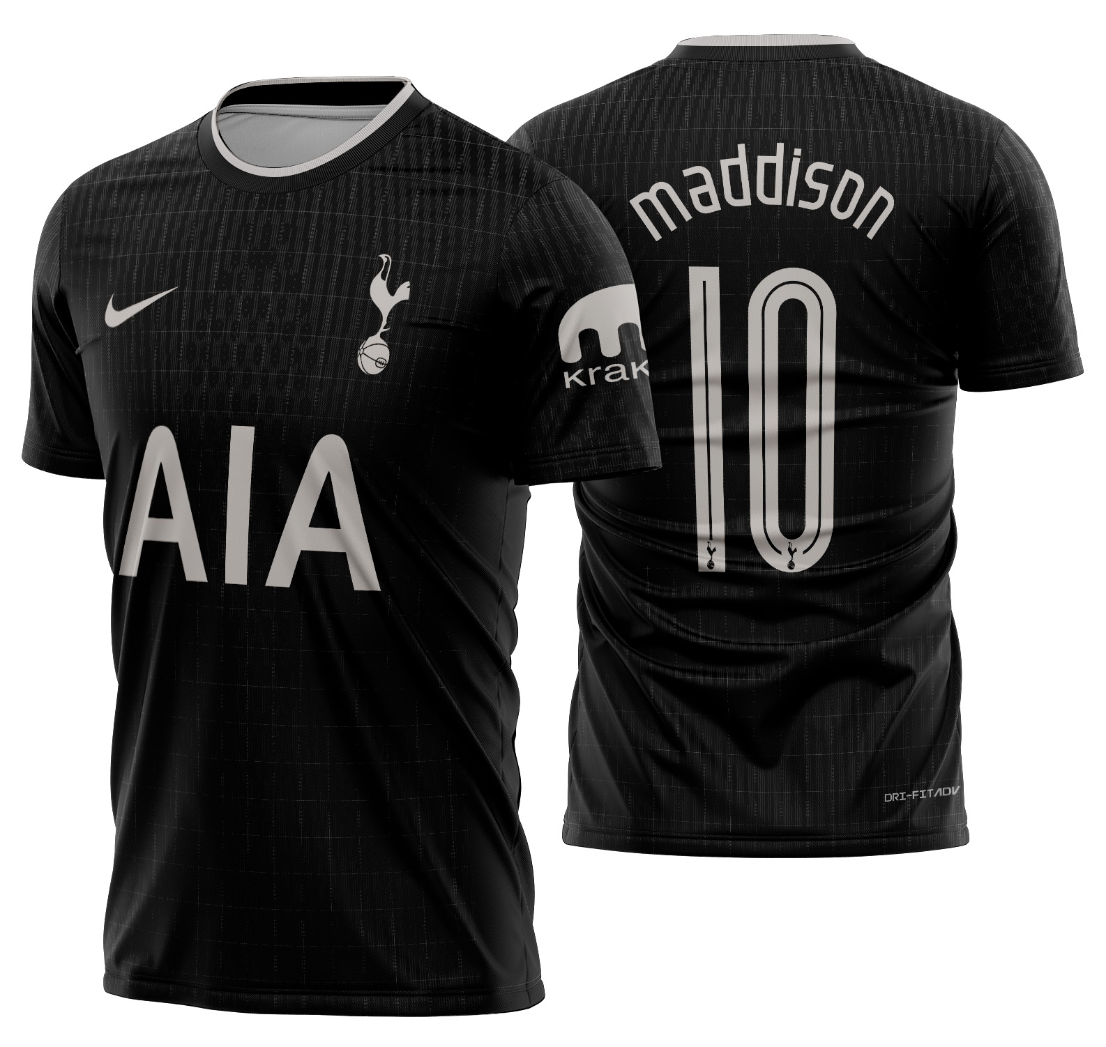 Arte Vetor Camisa Tottenham Visita 2025-2026