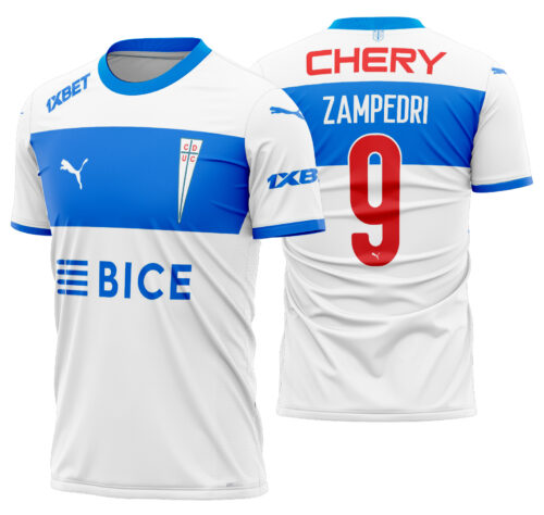 Arte vetor camisa U. Catolica Chile Local 2025